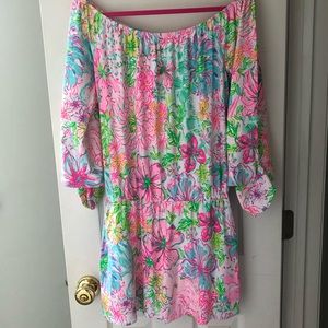 NWT - Lana Off the Shoulder Skort Romper
